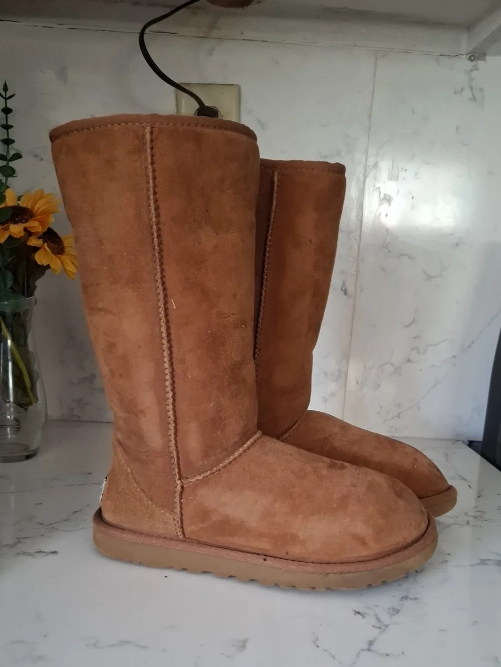 UGG Classic Tall Suede Boots - Chestnut